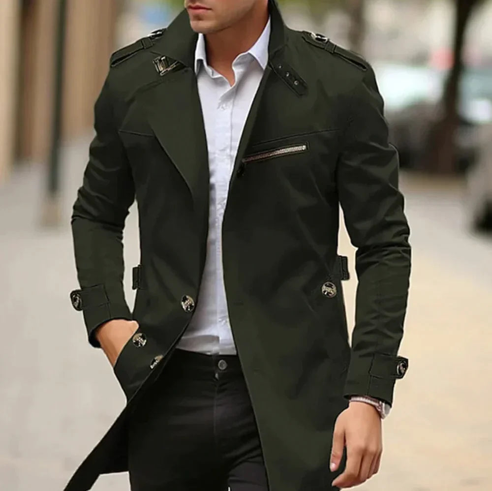 Geo - Elegante trenchcoat voor heren