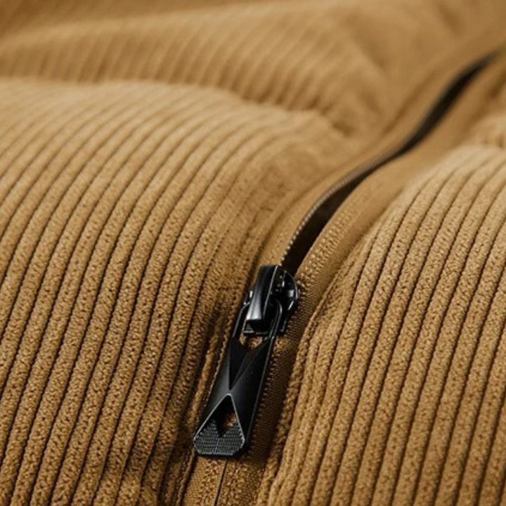 Nathan - Ribfluwelen wintervest