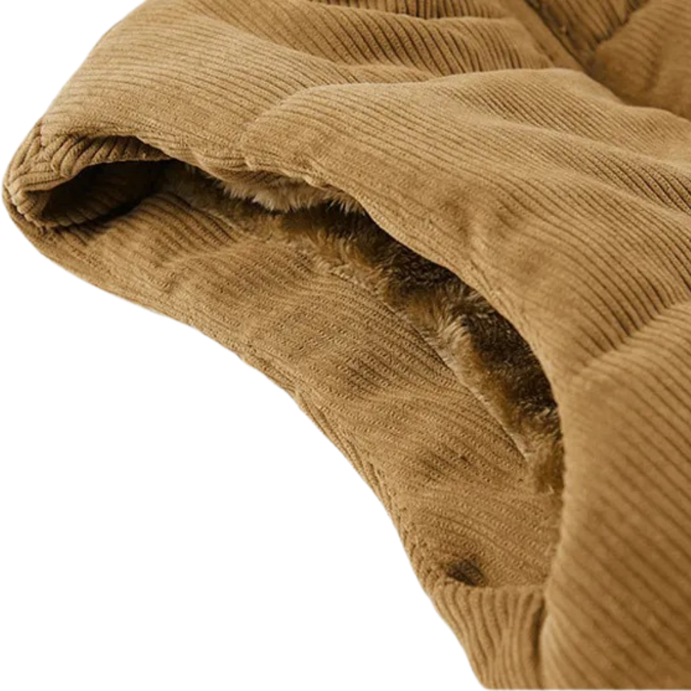 Nathan - Ribfluwelen wintervest