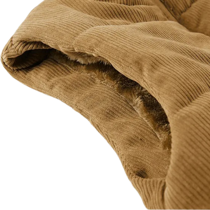 Nathan - Ribfluwelen wintervest