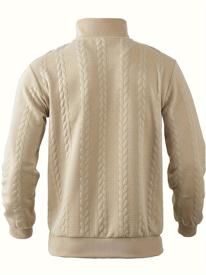 Joris – Vintage Herenpullover met Rits